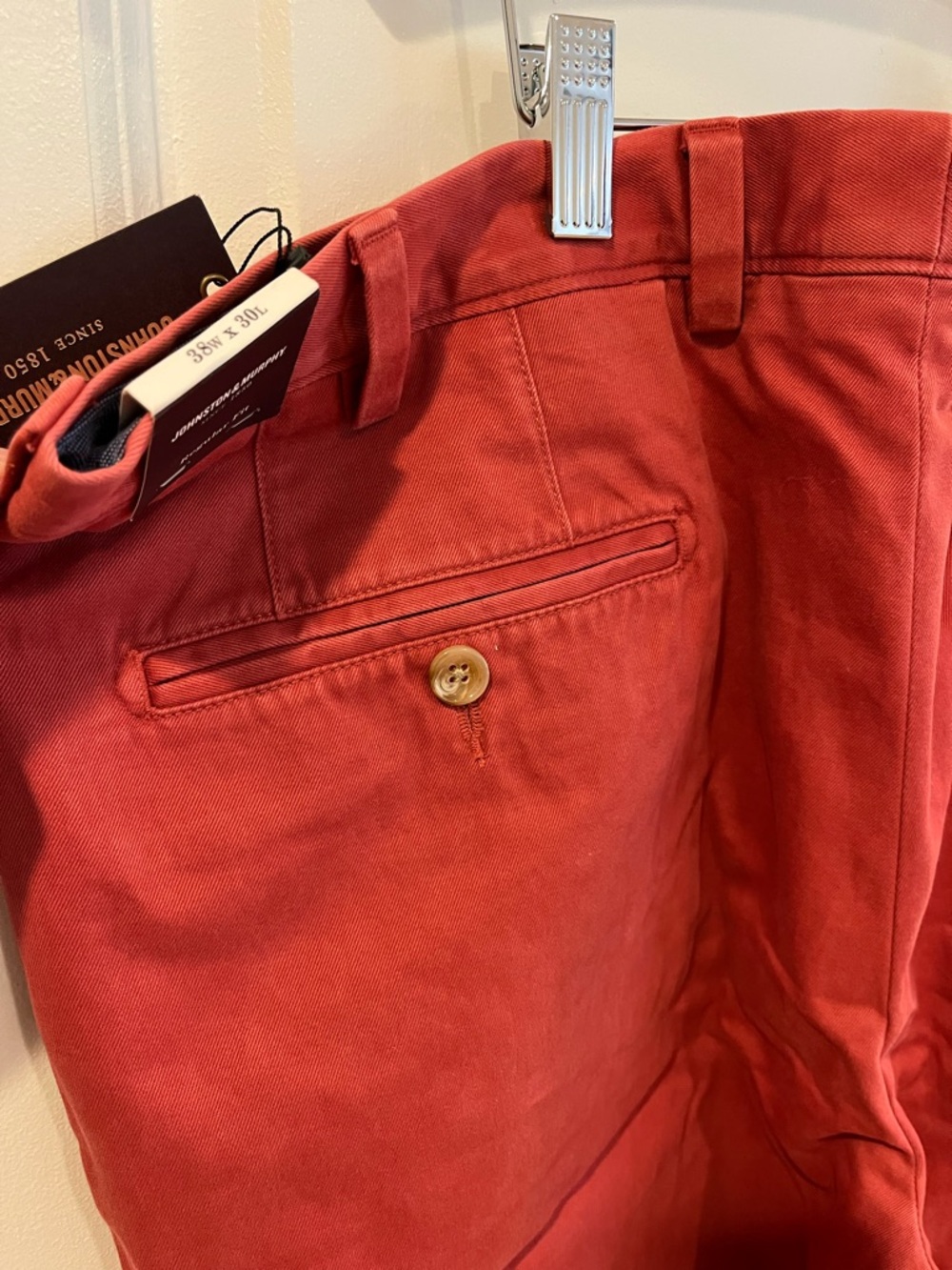 Johnston & Murphy Red Chino Pants - Picture 8 of 8